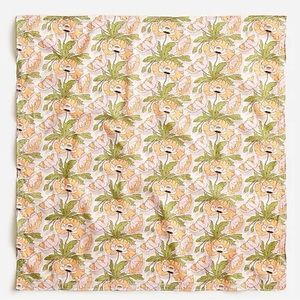 J Crew Orange Square scarf in Liberty® print